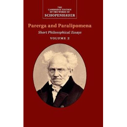 Parerga and Paralipomena Volume 1