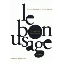 Le bon Usage 16th ed hc Cloth