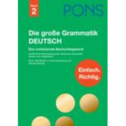 Pons die Grosse Grαmmatik Deutsch Band 2 hc