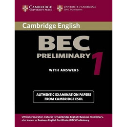 Cambridge bec Preliminary 1 sb w/a