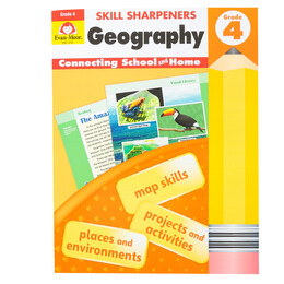 Skill Sharpeners: Geography, Grade 4 Workbook (Student) (Skill Sharpeners Geography)