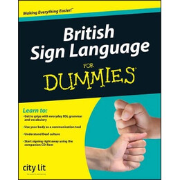 British Sign Language for Dummies pb