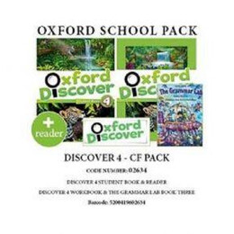 Oxford Discover 4 Pack cf (Incl. sb + wb + Grammar lab 3) - 02634