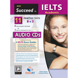 New Succeed in Ielts Academic 11(8+3) Practice Tests cd Class