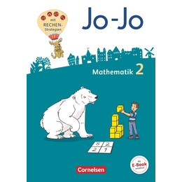 Jo-jo Mathematik 2 Schulbuch mit Kartonbeilagen und Lernspurenheft pb
