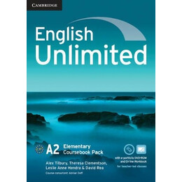 English Unlimited a2 Elementary sb (+ e-Portfolio) and Online wb Pack