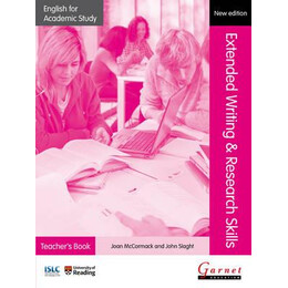 English for Academic Study: Extended Writing   Research Skills Teachers Book - Edition 2 Paperback (+ cd)