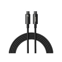 Baseus Καλώδιο usb-c σε usb-c Tungsten Gold 240w 3m Μαύρο (Cawj040201) (Bascawj040201)