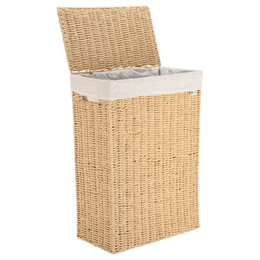 Estia Καλαθι Απλυτων Botanica 38x22x55cm me Εσωτερικη Επενδυση & Καπακι Ορθογωνιο