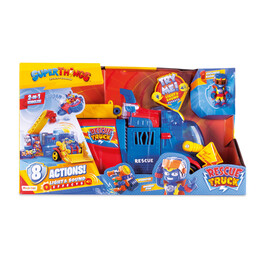 Superthings Μικροπλάσματα Όχημα Με Φώτα Και Ήχους 2 Σε 1 Rescue Truck Για 3+ Χρονών