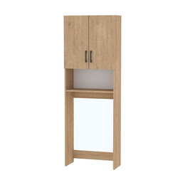 Έπιπλο Πλυντηρίου Holton Megapap Χρώμα Sapphire oak 65,5x30x180εκ.