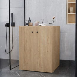 Έπιπλο Πλυντηρίου Gray Megapap Χρώμα Sapphire oak 70x66x90εκ.