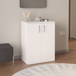 Παπουτσοθήκη - Ντουλάπι Manolo Megapap Χρώμα Λευκό 60x38x81,4εκ.