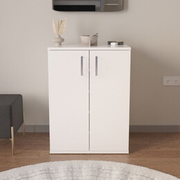 Παπουτσοθήκη - Ντουλάπι Manolo Megapap Χρώμα Λευκό 60x38x81,4εκ.