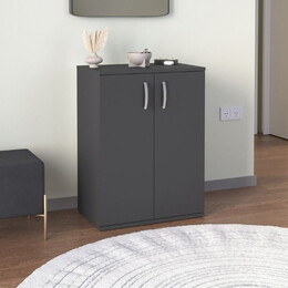 Παπουτσοθήκη - Ντουλάπι Manolo Megapap Χρώμα Ανθρακί 60x38x81,4εκ.