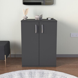 Παπουτσοθήκη - Ντουλάπι Manolo Megapap Χρώμα Ανθρακί 60x38x81,4εκ.