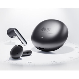 QCY AilyBuds Pro Semi-Ear ANC TWS Black 6 mic & A.I. Noise Cancel. A.I. Audio Ultra HD Multi-point