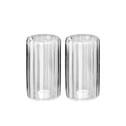 Estia Δοχεια για Αλατι & Πιπερι Allure Γυαλινα σετ 2 tem