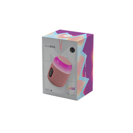 Egoboo X MAUI BT LED Speaker Pulse, Pink