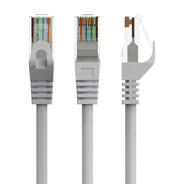 Gembird U/utp Cat.6 Καλώδιο Δικτύου Ethernet 0.25m Γκρι (Pp6u-0.25m) (Gempp6u-0.25m)
