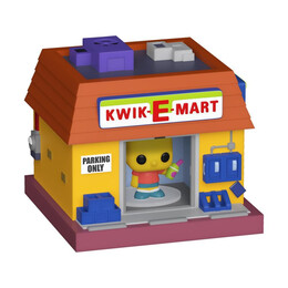 Funko Bitty Pop! Towns: the Simpsons - Bart Simpson and Kwik-e-Mart Vinyl Figure