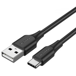 Vention usb 2.0 a Male to Type-c Male 3a Cable 1.5m Black (Cthbg) (Vencthbg)