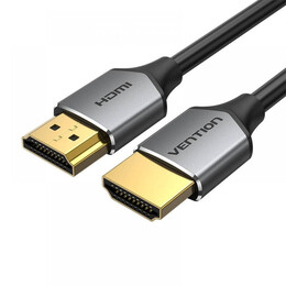 Vention Ultra Thin Hdmi Male to Male Cable 1.5m Gray Aluminum Alloy Type (Alehg) (Venalehg)