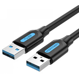 Vention usb 3.0 a Male to a Male  Cable 3m Black pvc Type (Conbi) (Venconbi)