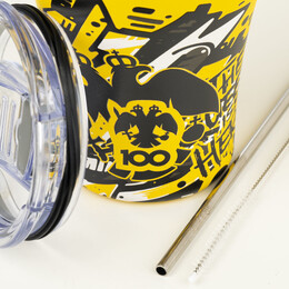 Estia Θερμος Coffee mug aek bc Edition the Queen is Here 350ml