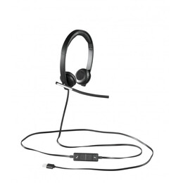 Logitech H650e Stereo Headset on-ear Wired (981-000519) (Logh650ebk)