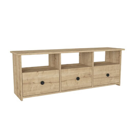 Έπιπλο Τηλεόρασης Mahen Megapap Χρώμα Sapphire oak 140x35x49,8εκ.