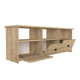 Έπιπλο Τηλεόρασης Mahen Megapap Χρώμα Sapphire oak 140x35x49,8εκ.