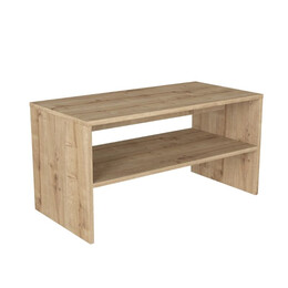 Τραπεζάκι Σαλονιού Eleva Megapap Χρώμα Sapphire oak 90x44,6x46,4εκ.