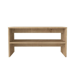 Τραπεζάκι Σαλονιού Eleva Megapap Χρώμα Sapphire oak 90x44,6x46,4εκ.