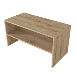 Τραπεζάκι Σαλονιού Eleva Megapap Χρώμα Sapphire oak 90x44,6x46,4εκ.