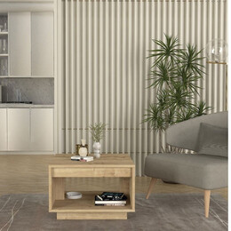 Τραπεζάκι Σαλονιού Onda Megapap Χρώμα Sapphire oak 60x60x40εκ.