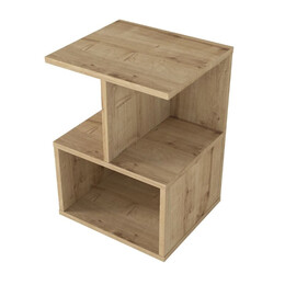 Κομοδίνο Entiero Megapap Χρώμα Sapphire oak 39,8x35x54,6εκ.