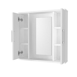 Καθρέπτης Μπάνιου Surra Μegapap Χρώμα Λευκό 65x15,3x65εκ.