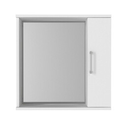 Καθρέπτης Μπάνιου Deal Μegapap Χρώμα Λευκό 65x15,3x65εκ.