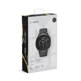 Egoboo X MAUI Smartwatch GemCraft, Black