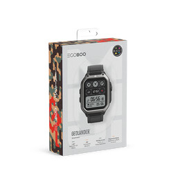 Egoboo X MAUI Smartwatch GeoLander, Black