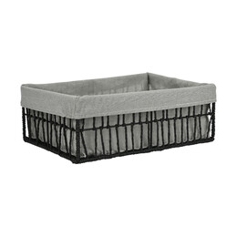Estia Καλαθι Αποθηκευσης & Οργανωσης Nest 36×27×13cm Μαυρο