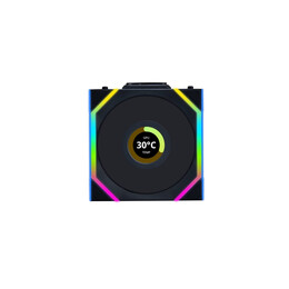 Lian Li UNIFAN SL Wireless LCD 120 -3PCS Black (Triple pack include Controller) - Case Fan