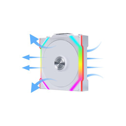 Lian Li UNIFAN SL Wireless 120 -3PCS Reverse White (Triple pack include Controller) - Case Fan