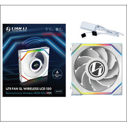 Lian Li UNIFAN SL Wireless LCD 120-1PCS Reverse White - Case Fan
