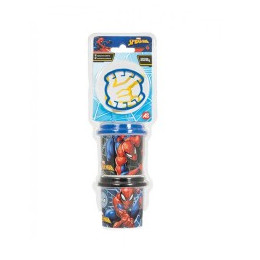 Σετ 2 Βαζακια Πλαστελινης 114gr Marvel Spiderman με 2 Cutters