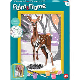 Paint   Frame Ζωγραφιζω με Αριθμουσ: Snow Deer