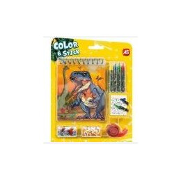 Σετ Ζωγραφικης Pocket Δεινοσαυροι Color   Stick