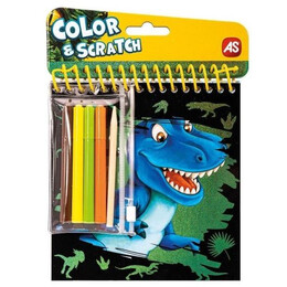 Σετ Ζωγραφικης Pocket Δεινοσαυροι Color   Scratch