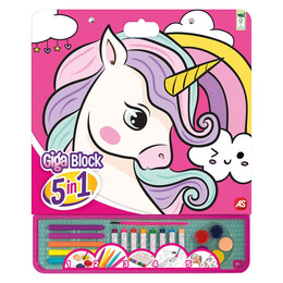 Σετ Ζωγραφικης Giga Block 5 in 1 Fantasy Dreams Unicorns